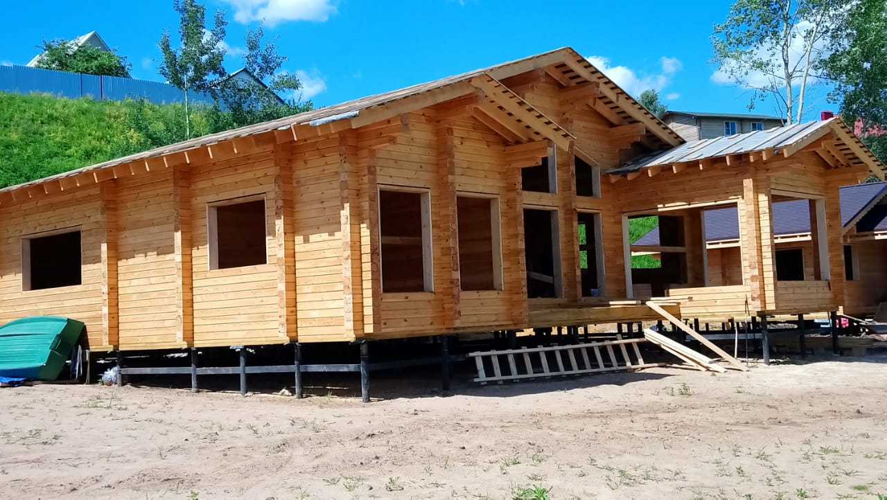 Дом из профилированного бруса в Раменском районе до отделки